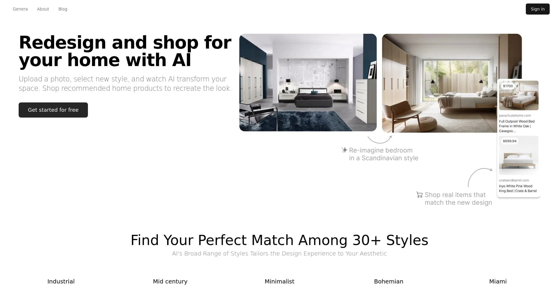 Genera AI Interior Designer